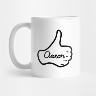 Men name Aaron Mug